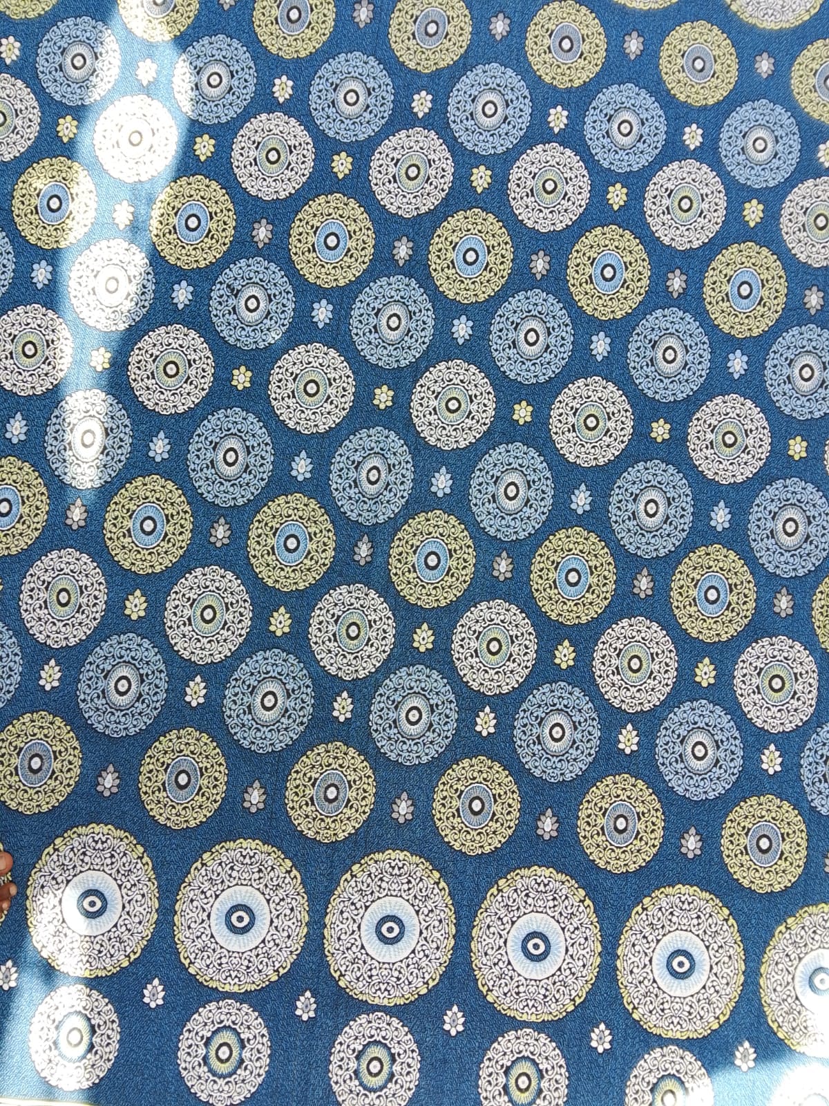 Traditional Multani Jazem – 9x10 Ft & 9x11 Ft – Modern Geometric Polka Dot Design
