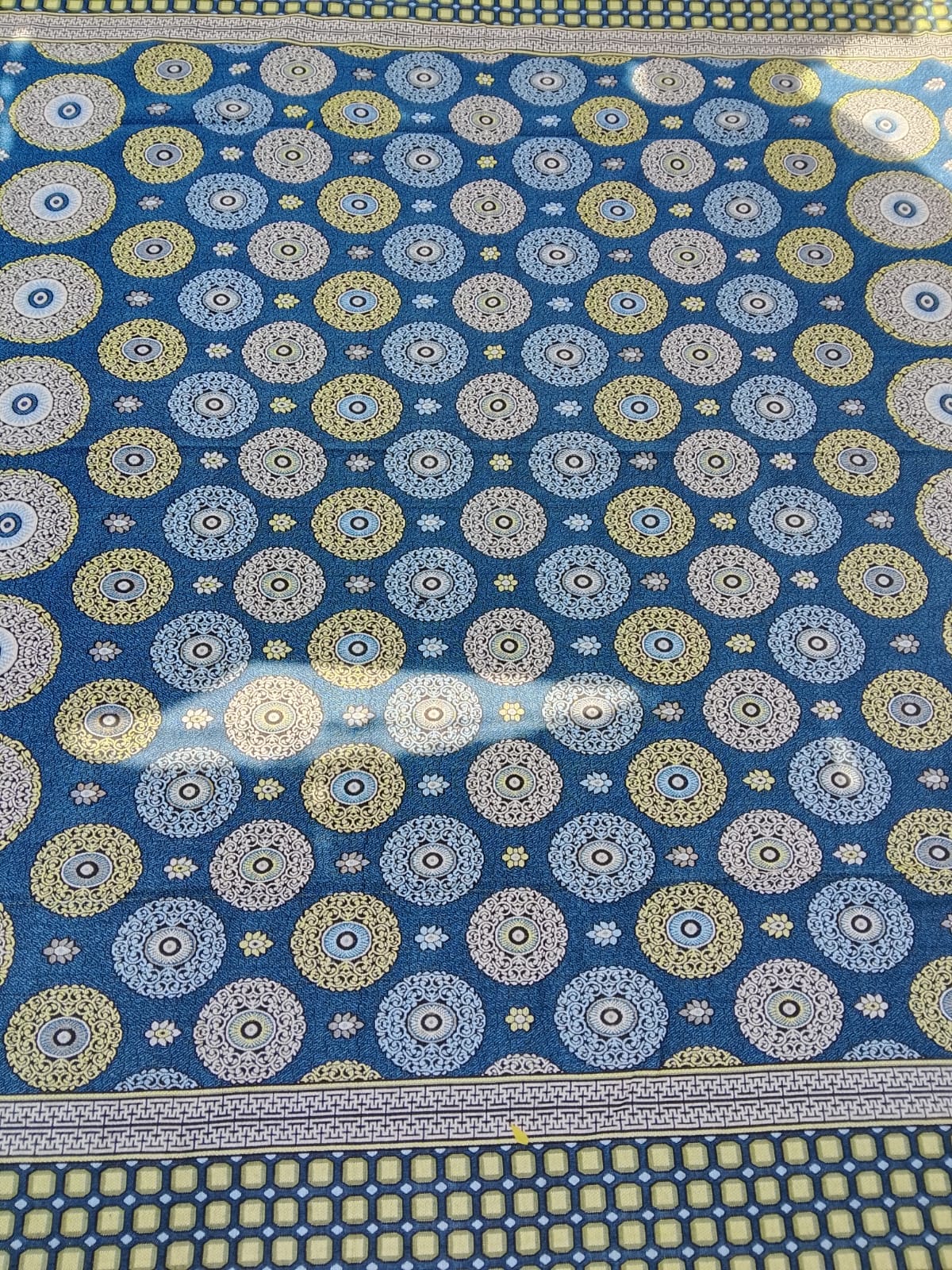 Traditional Multani Jazem – 9x10 Ft & 9x11 Ft – Moroccan Floral Border Design