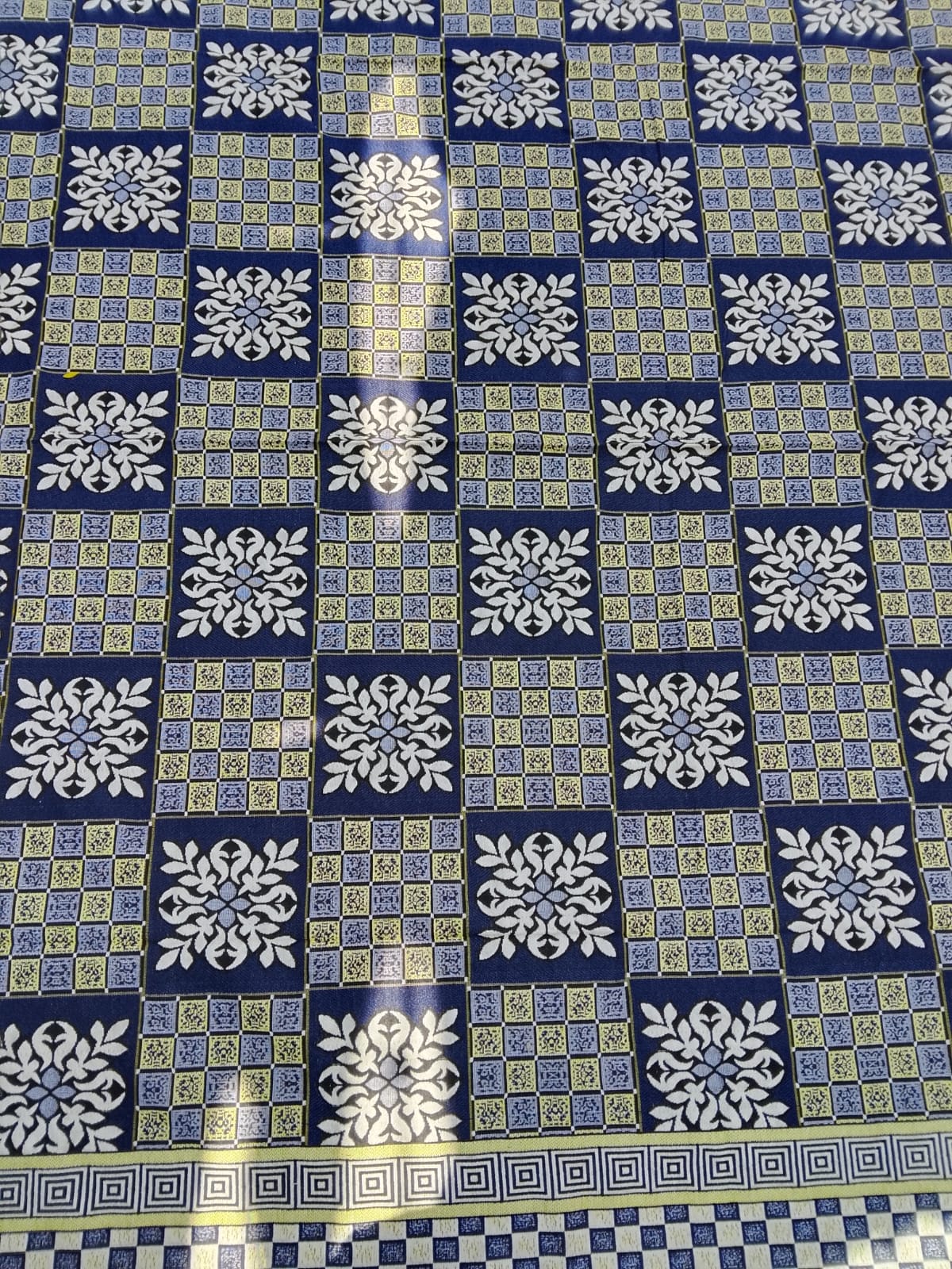 Traditional Multani Jazem – 9x10 Ft & 9x11 Ft – Tribal Geometric Floral Pattern