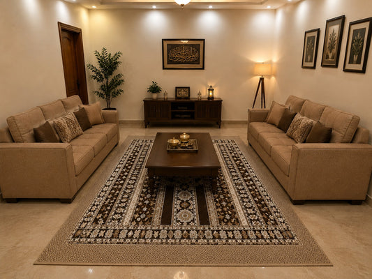 Traditional Multani Jazem – 9x12 Ft – Persian Floral Motif Pattern