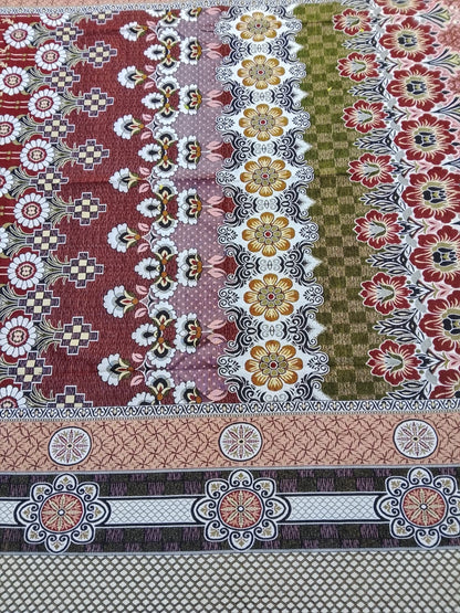 Traditional Multani Jazem – 9x10 Ft -Traditional Floral Geometric Pattern