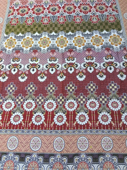 Traditional Multani Jazem – 9x10 Ft -Traditional Floral Geometric Pattern