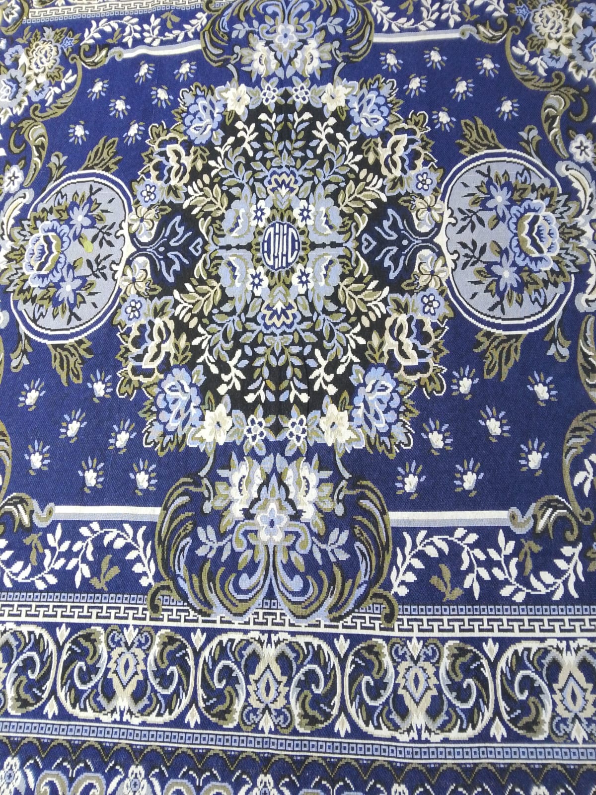 Traditional Multani Jazem – 9x10 Ft – Persian Floral Medallion Design