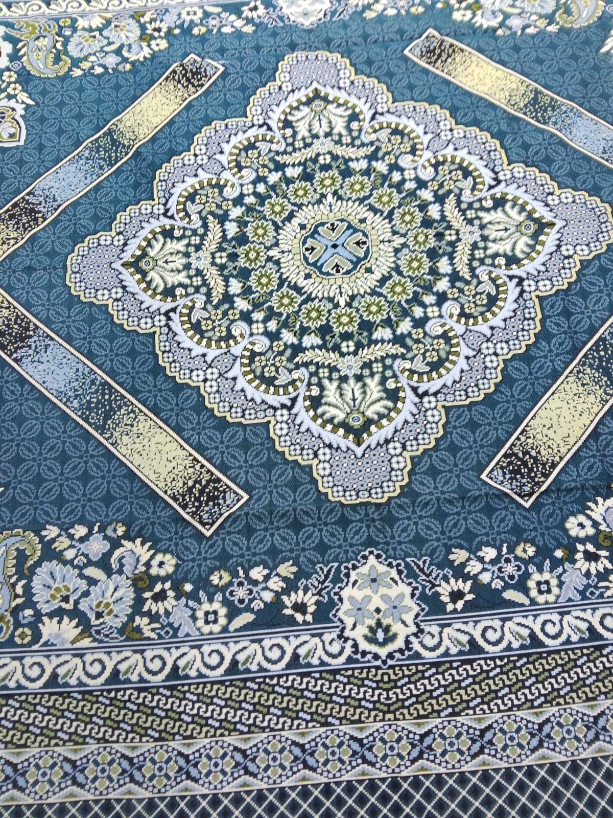 Traditional Multani Jazem – 9x12 Ft – Persian Geometric Medallion Design