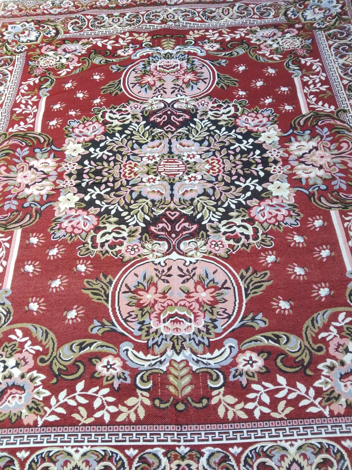 Traditional Multani Jazem – 9x10 Ft & 9x11 Ft – Traditional Persian Floral Medallion Design